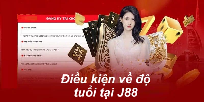 Hãy lưu ý đến độ tuổi trước khi tham gia cá cược tại nhà cái J88